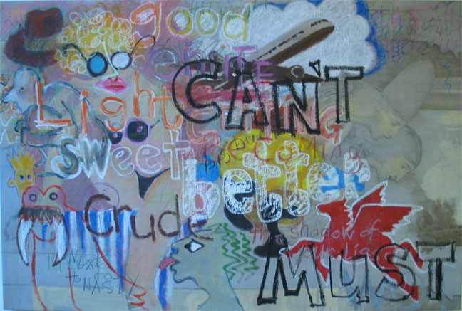 Michael Harvey, painting, Light, Sweet, Crude